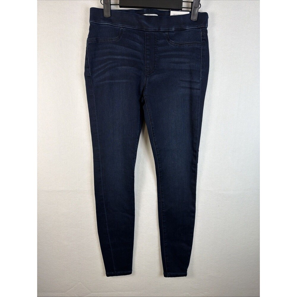 Tommy Hilfiger Jeans Women Size 4 Blue Skinny Leg Pull On Jeggings Stretch Denim